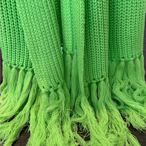 Hanifa Vibrant Green Women's Sweater - Picture 4 of 5